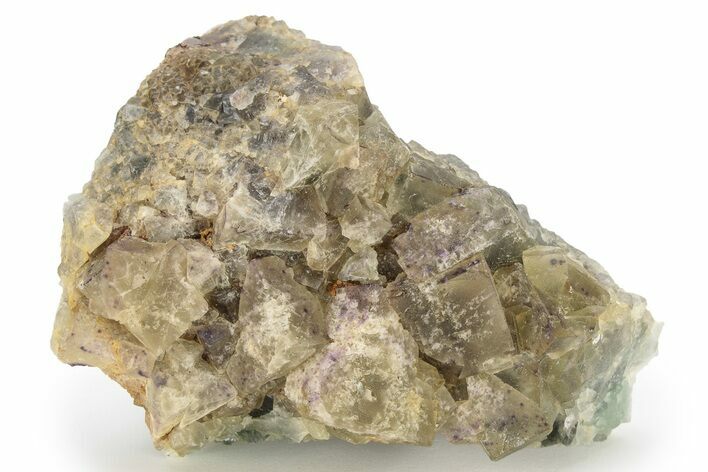 Yellow Cubic Fluorite Crystal Cluster - Morocco #223893